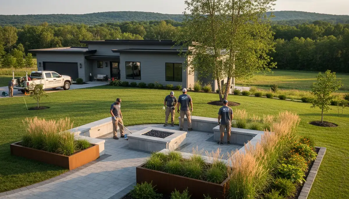Professional landscaping service in Madison, WI for lawn care and outdoor property maintenance